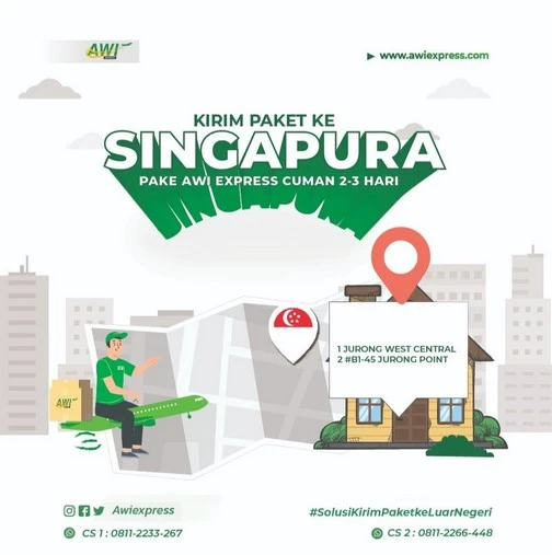 Kirim Paket dan Dokumen Ke Singapore Termurah